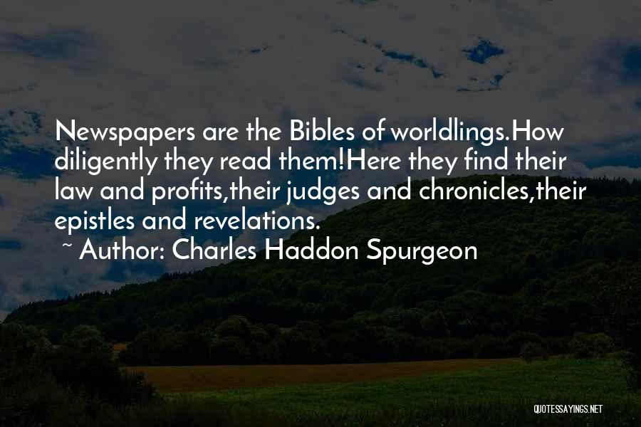 The Epistles Quotes By Charles Haddon Spurgeon