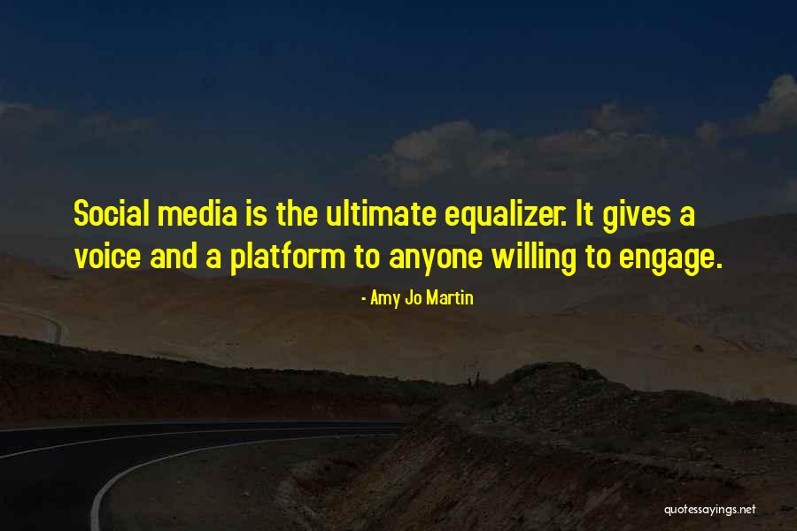 The Equalizer Quotes By Amy Jo Martin The Equalizer Quotes By Amy Jo Martin