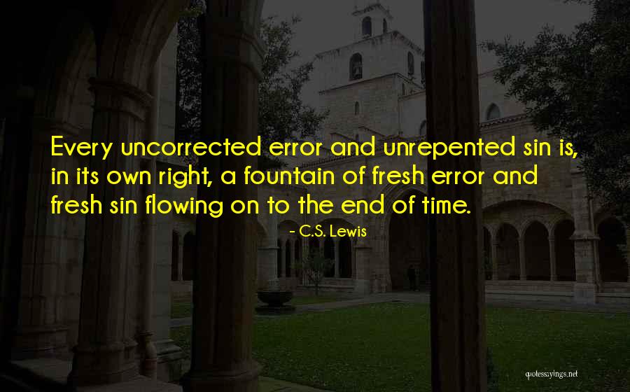 The Error Of Sin Quotes By C.S. Lewis The Error Of Sin Quotes By C.S. Lewis
