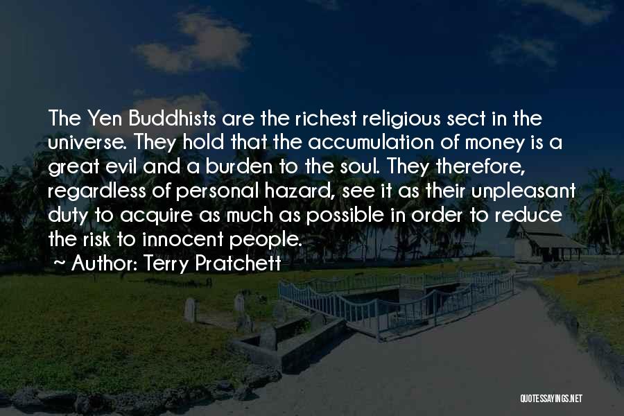 The Evil Of Religion Quotes By Terry Pratchett