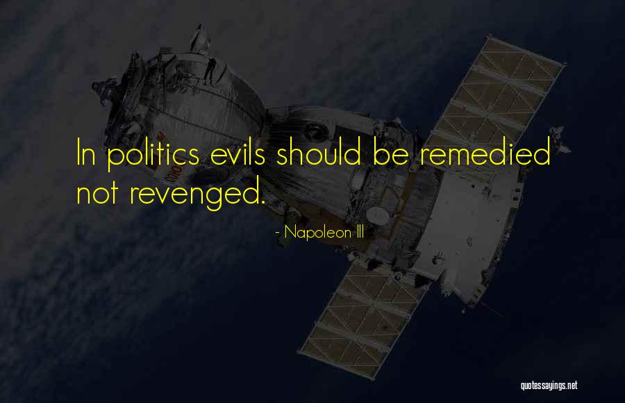 The Evils Of Politics Quotes By Napoleon III