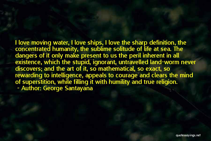 The Existence Of Humanity Quotes By George Santayana