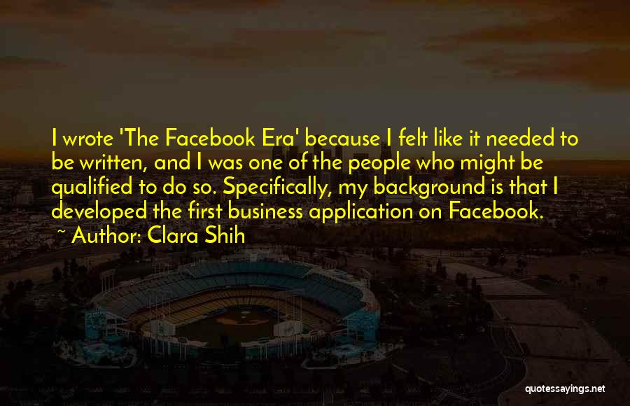 The Facebook Quotes By Clara Shih