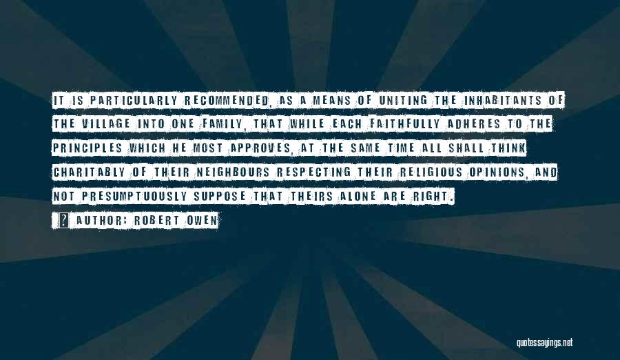 The Family Quotes By Robert Owen