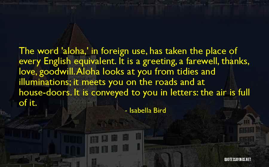 The Farewell Quotes By Isabella Bird The Farewell Quotes By Isabella Bird