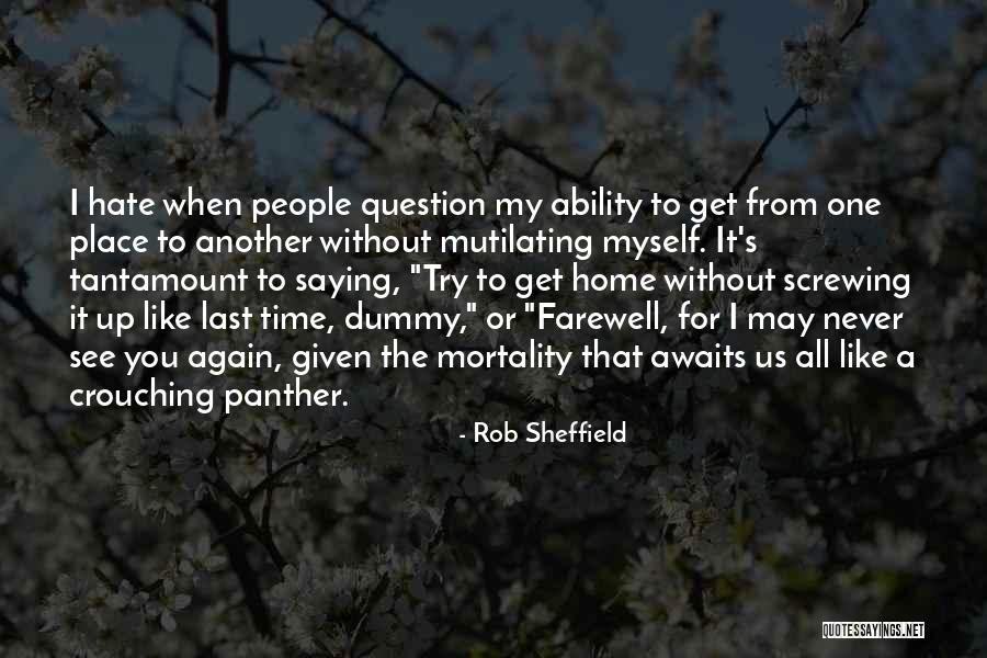 The Farewell Quotes By Rob Sheffield The Farewell Quotes By Rob Sheffield