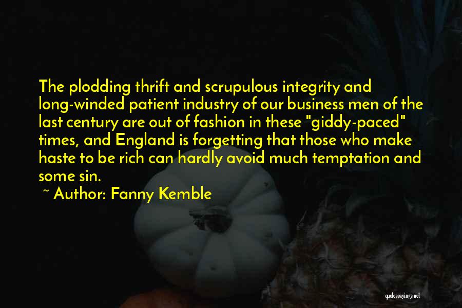 The Fashion Business Quotes By Fanny Kemble