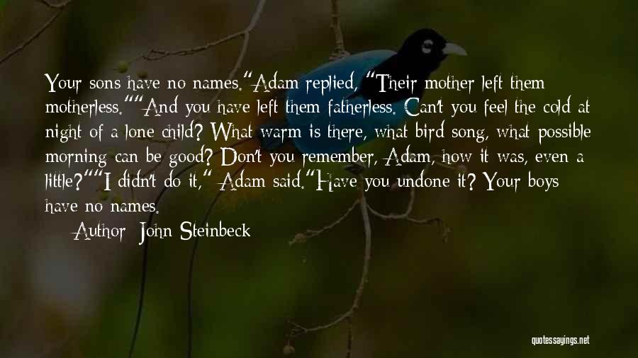The Fatherless Quotes By John Steinbeck