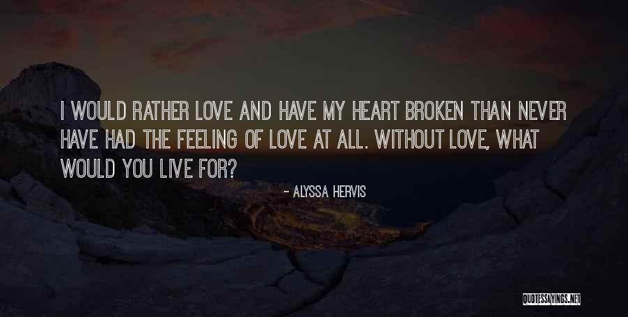 The Feeling I Have For You Quotes By Alyssa Hervis The Feeling I Have For You Quotes By Alyssa Hervis