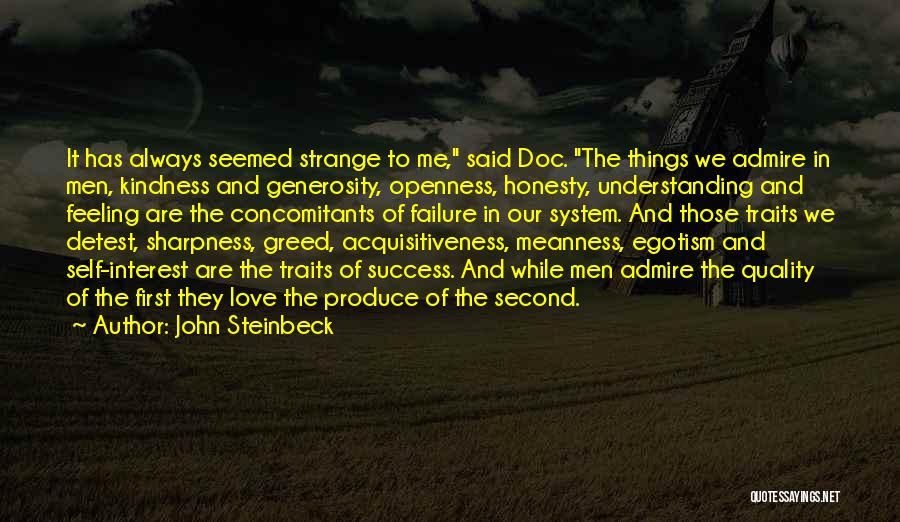 The Feeling Of Success Quotes By John Steinbeck