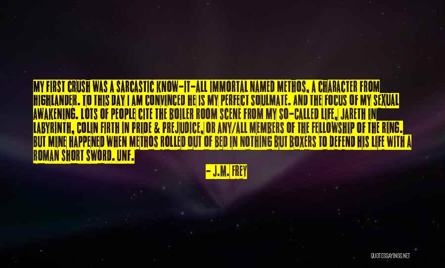 The Fellowship Of The Ring Quotes By J.M. Frey The Fellowship Of The Ring Quotes By J.M. Frey