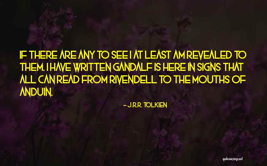 The Fellowship Of The Ring Quotes By J.R.R. Tolkien