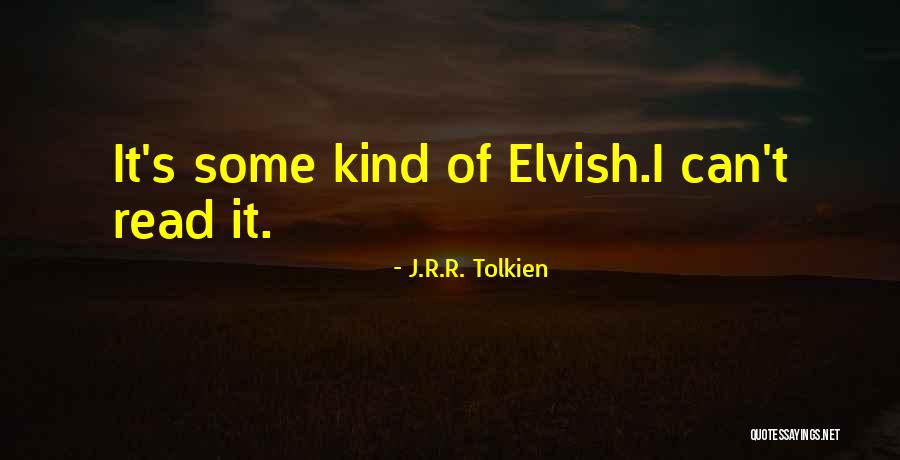 The Fellowship Of The Ring Quotes By J.R.R. Tolkien