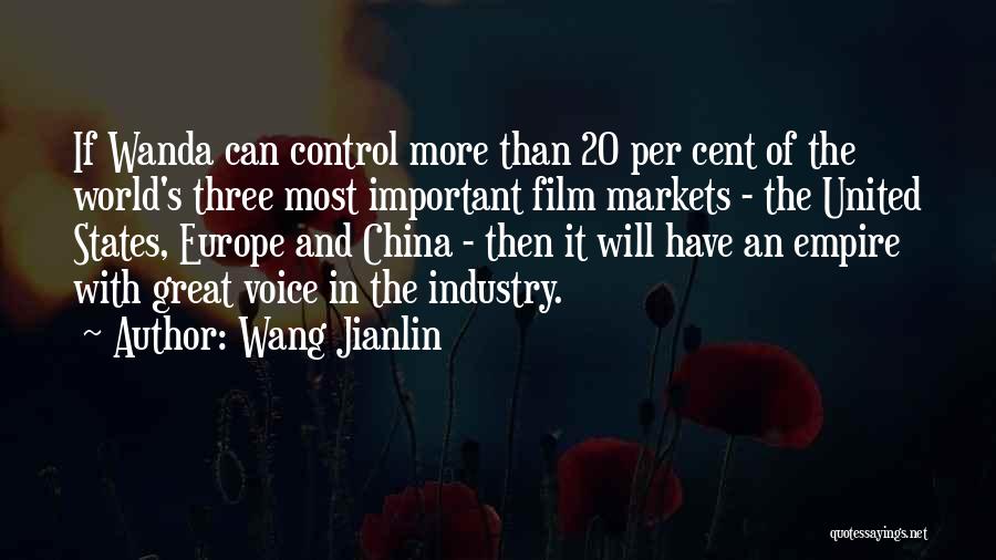 The Film Industry Quotes By Wang Jianlin