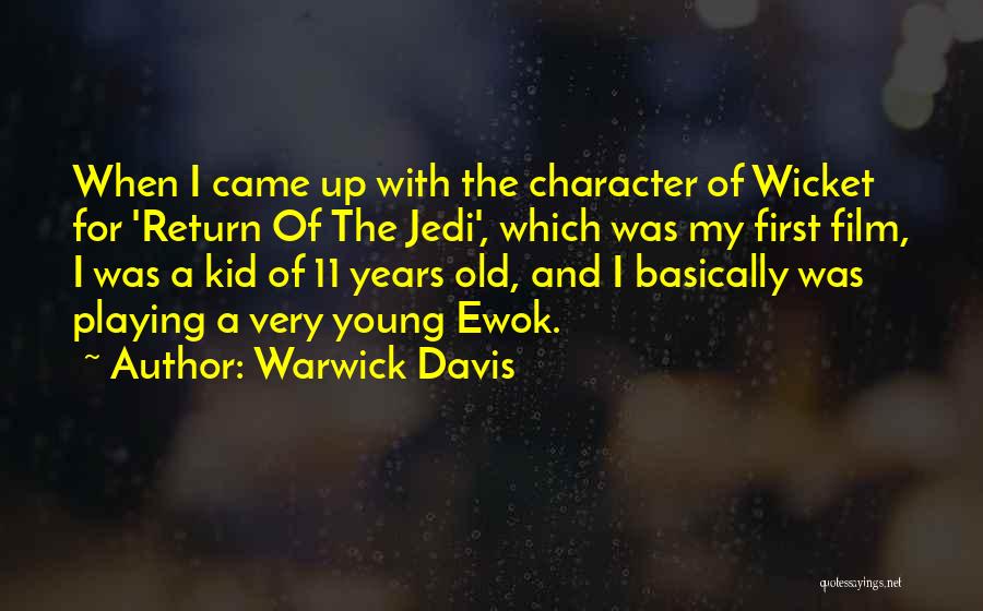 The Film Up Quotes By Warwick Davis