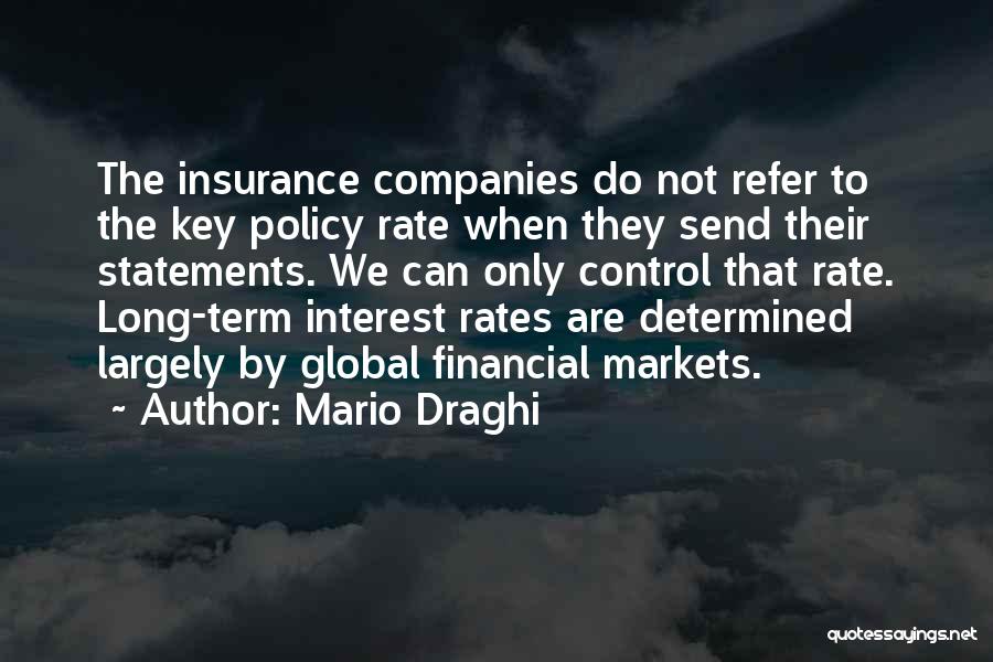 The Financial Markets Quotes By Mario Draghi