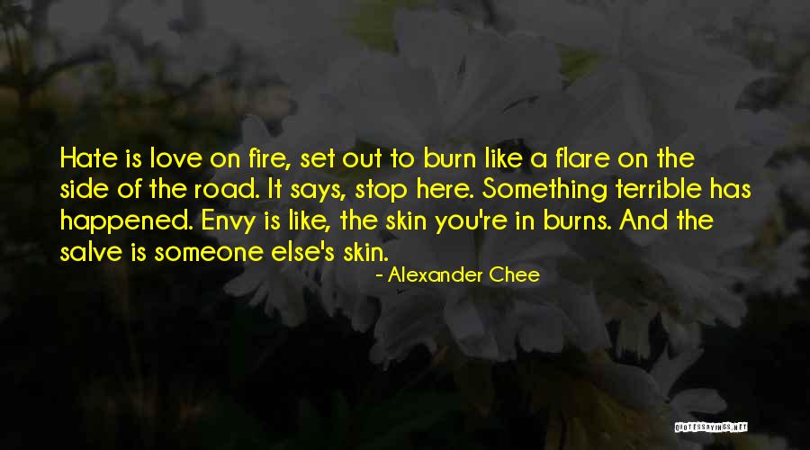 The Fire In The Road Quotes By Alexander Chee