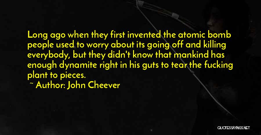 The First Atomic Bomb Quotes By John Cheever