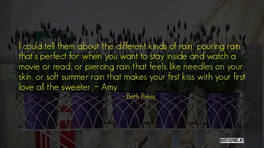 The First Kiss Of Love Quotes By Beth Revis