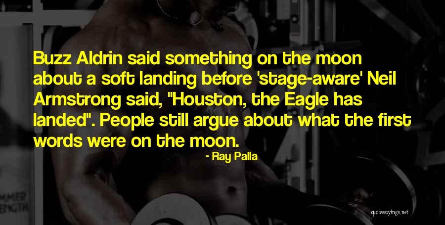 The First Moon Landing Quotes By Ray Palla