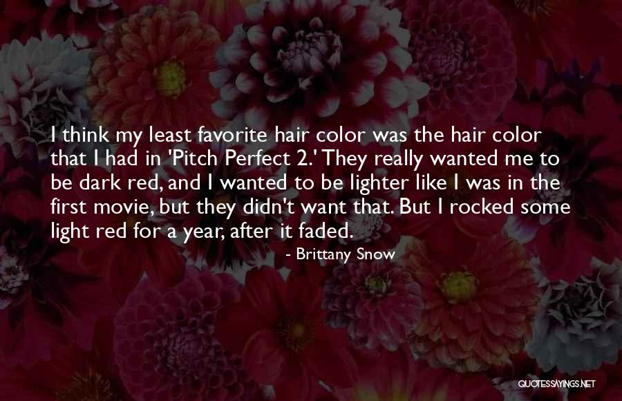 The First Snow Of The Year Quotes By Brittany Snow