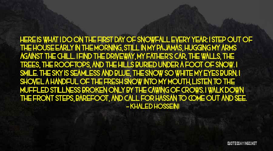 The First Snow Of The Year Quotes By Khaled Hosseini