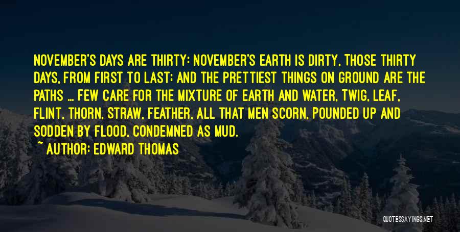 The First Straw Quotes By Edward Thomas
