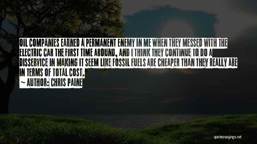 The First Time Quotes By Chris Paine