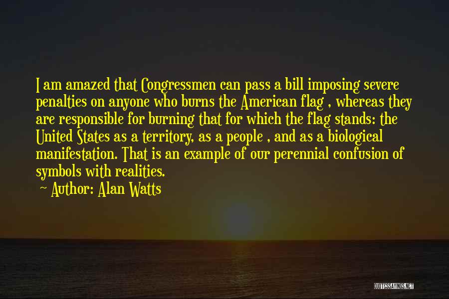 The Flag Of The United States Quotes By Alan Watts