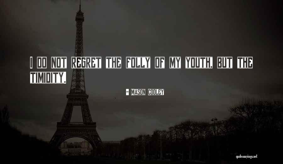 The Folly Of Youth Quotes By Mason Cooley The Folly Of Youth Quotes By Mason Cooley