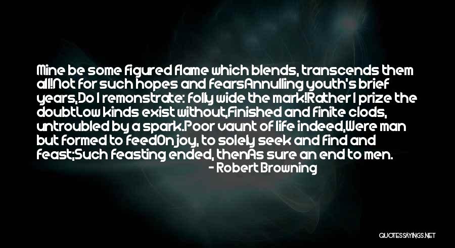 The Folly Of Youth Quotes By Robert Browning The Folly Of Youth Quotes By Robert Browning
