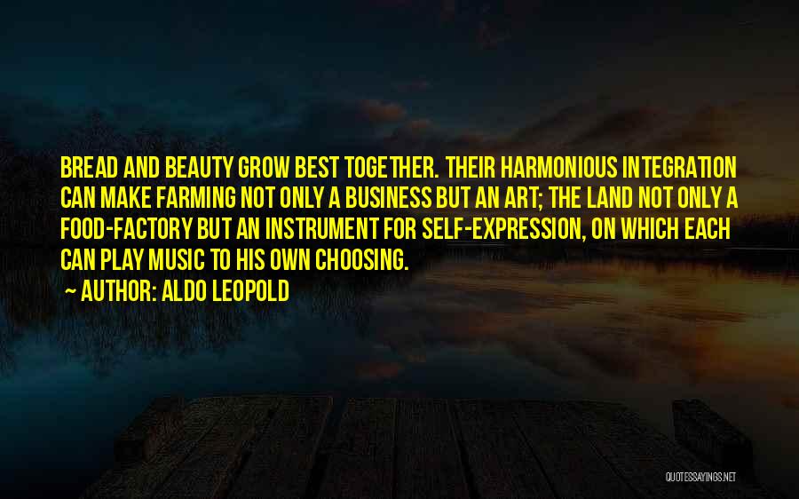 The Food Business Quotes By Aldo Leopold