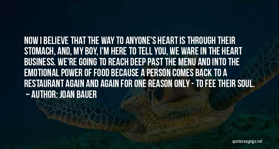 The Food Business Quotes By Joan Bauer