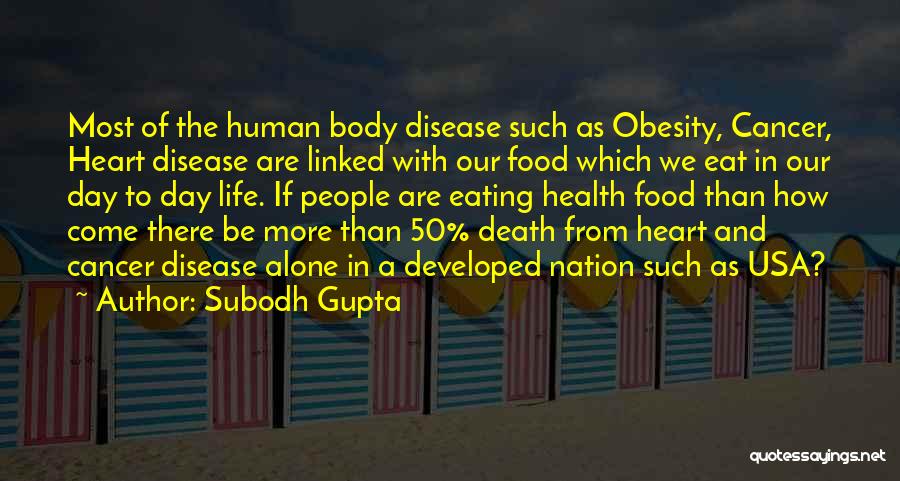 The Food We Eat Quotes By Subodh Gupta