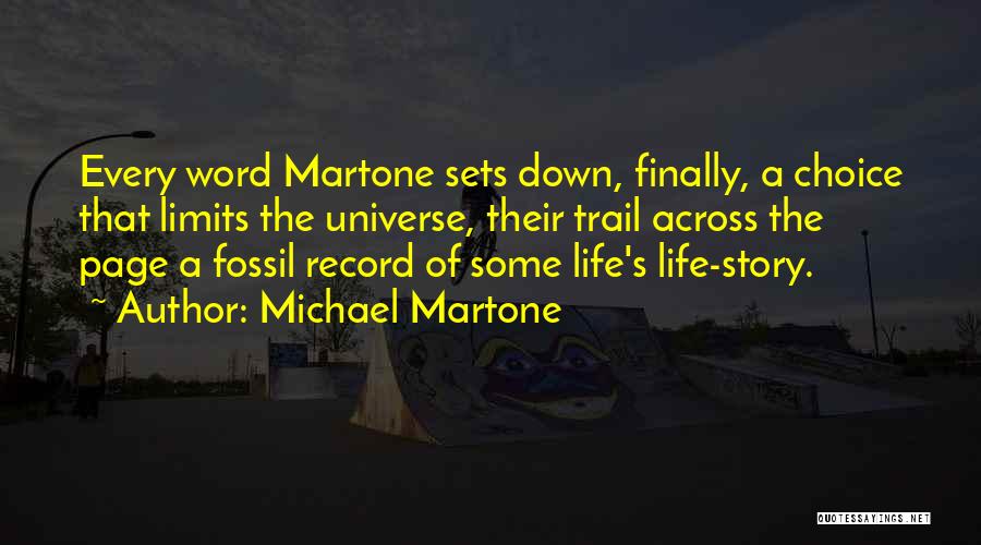 The Fossil Record Quotes By Michael Martone