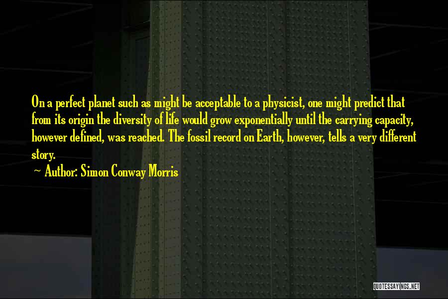 The Fossil Record Quotes By Simon Conway Morris