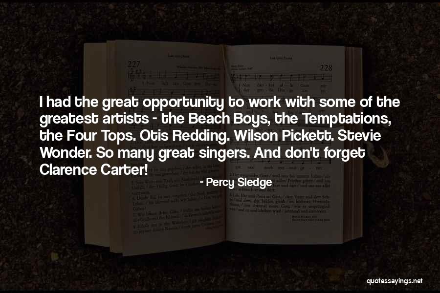 The Four Tops Quotes By Percy Sledge The Four Tops Quotes By Percy Sledge