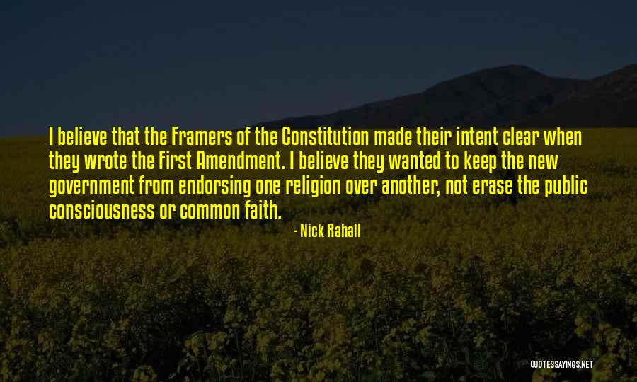 The Framers Of The Constitution Quotes By Nick Rahall