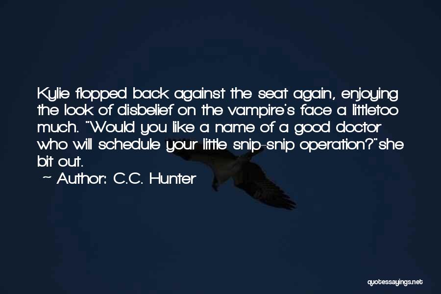 The Funny Face Quotes By C.C. Hunter