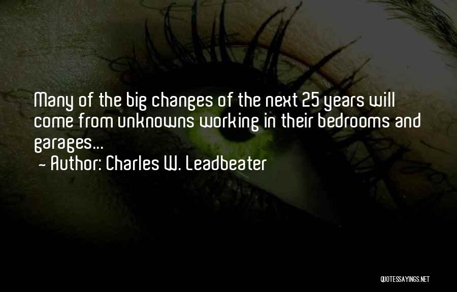 The Future And Youth Quotes By Charles W. Leadbeater