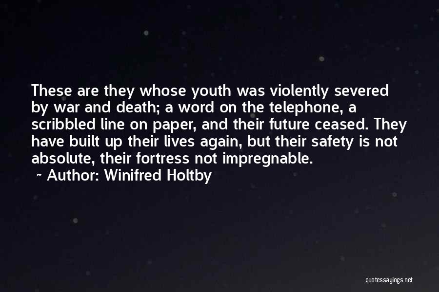 The Future And Youth Quotes By Winifred Holtby