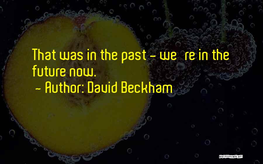 The Future Funny Quotes By David Beckham