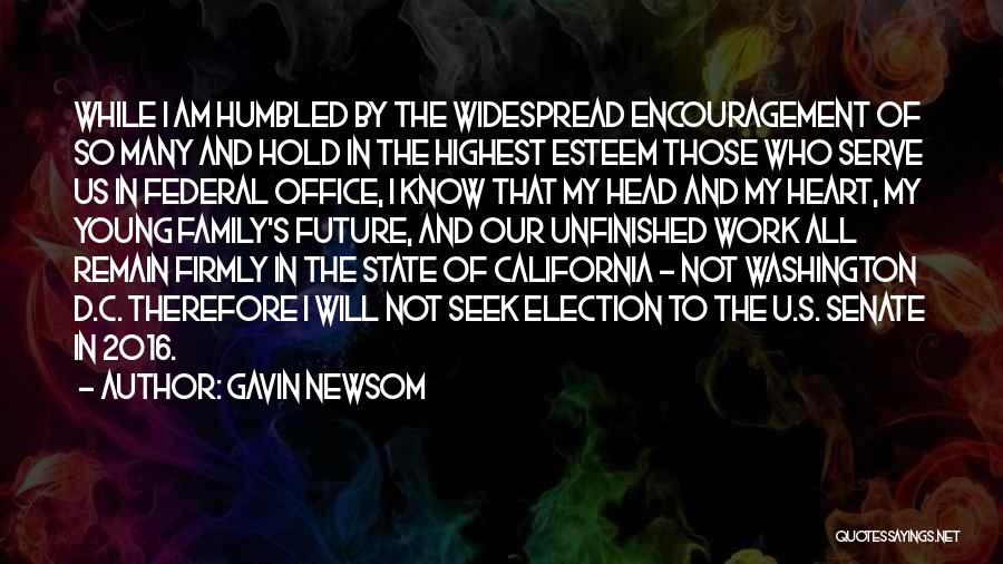 The Future Hold Quotes By Gavin Newsom