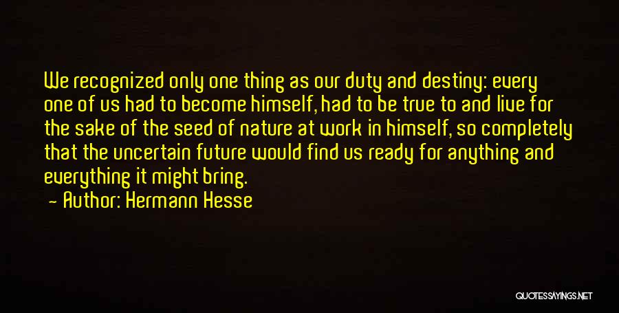 The Future Of Work Quotes By Hermann Hesse