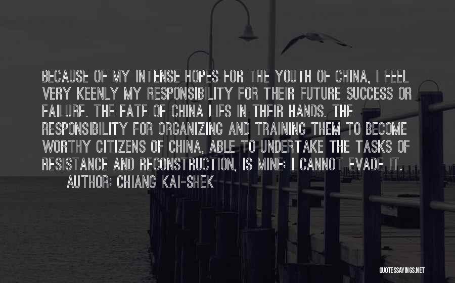 The Future Of Youth Quotes By Chiang Kai-shek