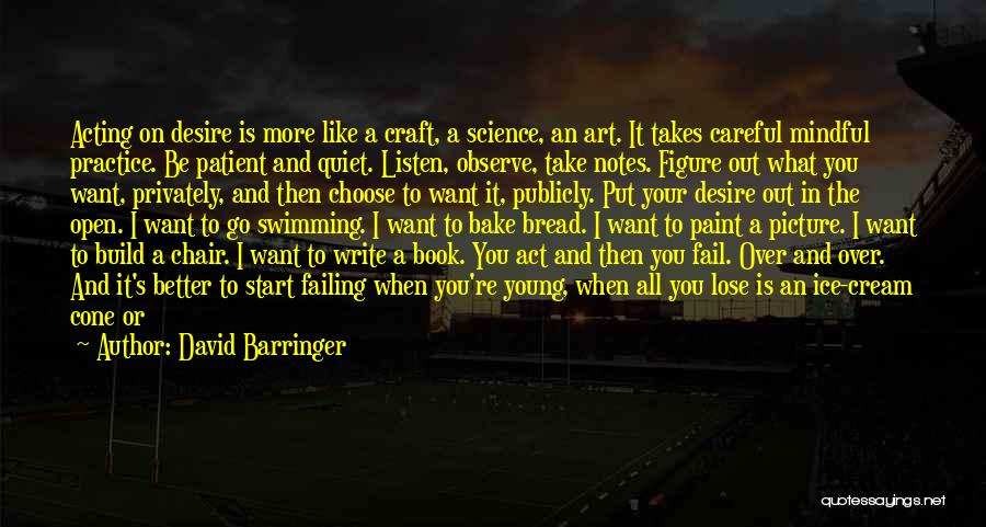 The Game Book Quotes By David Barringer
