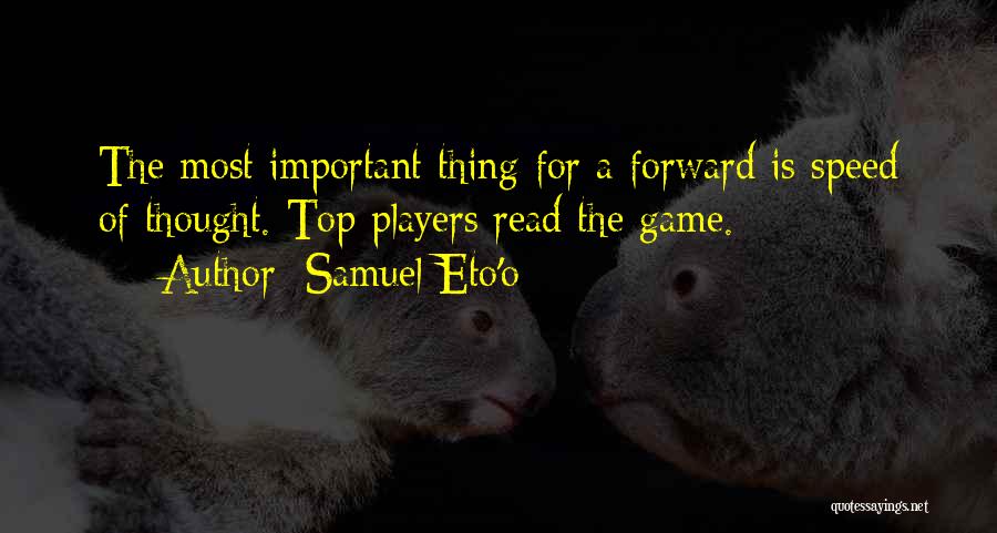 The Game Of Soccer Quotes By Samuel Eto'o