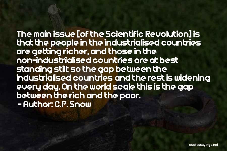 The Gap Between The Rich And Poor Quotes By C.P. Snow