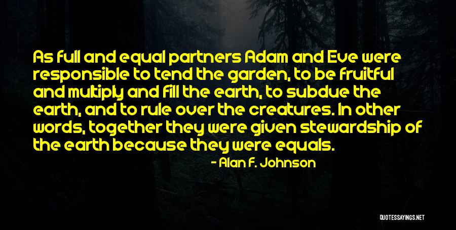 The Garden Of Words Quotes By Alan F. Johnson