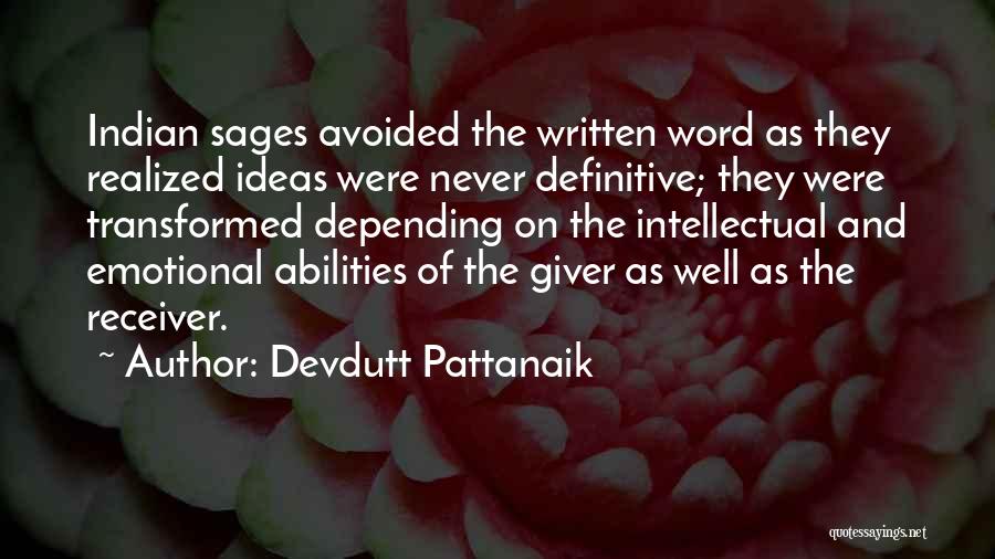 The Giver Quotes By Devdutt Pattanaik